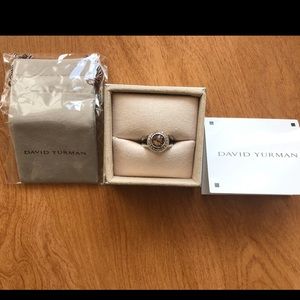 David Yurman Albion ring Smoky Quartz size 7